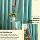 RAYA 2026 NEW Jacquard Langsir Door Window Curtain 60% Dark Semi-Blackout 6 7 8 10 feet Hook Ring