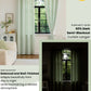 Dopamine Color Curtain Semi-Blackout 60% Dark Matt Satin Plain