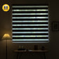 Zebra Blind Roller Blind grey brown gold color 100% Blackout