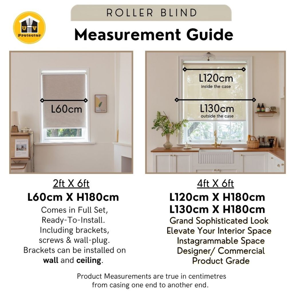 Block Out Roller Blind soft color palette interior 50%-100% Blackout