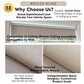 Block Out Roller Blind soft color palette interior 50%-100% Blackout