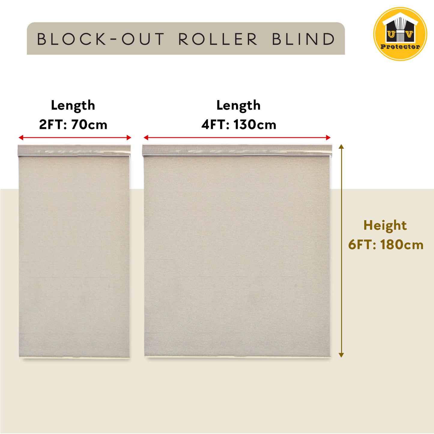 UVP Block Out Blind Condo, Office & Commercial Use 100% Blackout