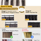 100% Blackout Curtain Riverine Nightfall Hotel Grade Singapore Pleat S Hook Upgrade & Ring Curtain