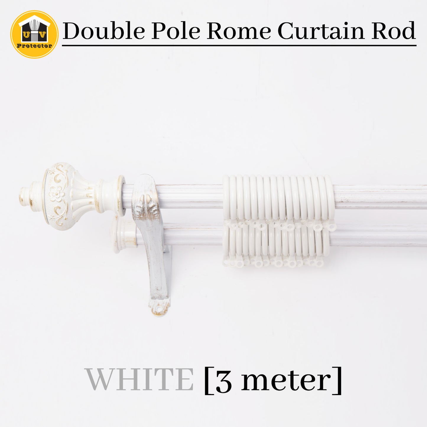 UVP Curtain Double Pole Rome Curtain Rod