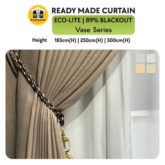 NEW UVP Curtain ECO-LITE 89% Blackout Vase Series