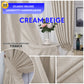 Blackout Curtain 99% Ring & Singapore Pleat Hook Upgrade VASE Floral Design Langsir Blackout Premium