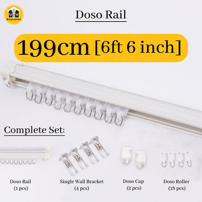 UVP DOSO RAIL Curtain Track Complete Full Set