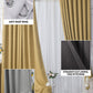 Blackout Curtain 99% Ring & Singapore Pleat Hook Upgrade VASE Floral Design Langsir Blackout Premium