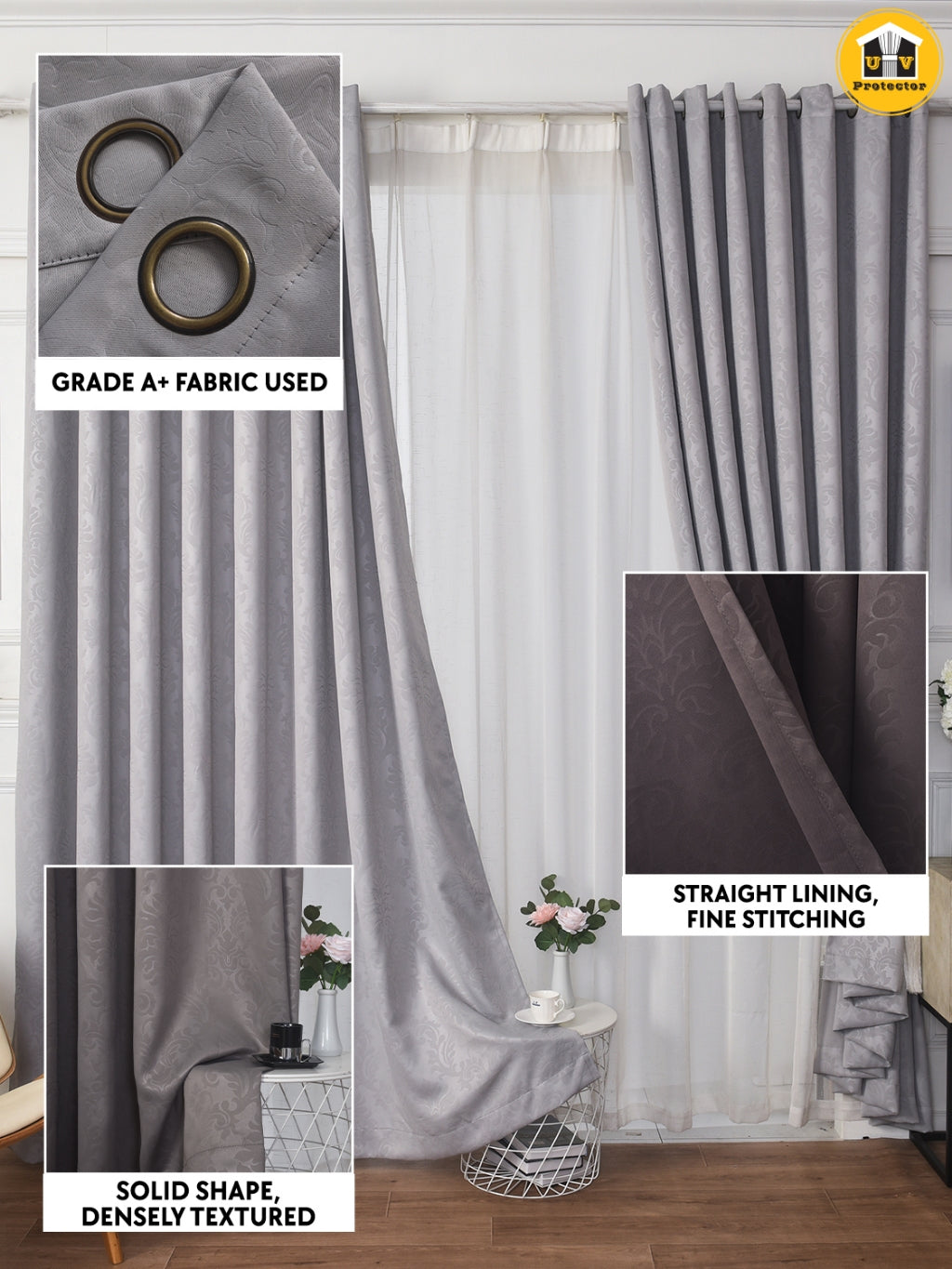 UVP NEW✨VASE Langsir Blackout Curtain