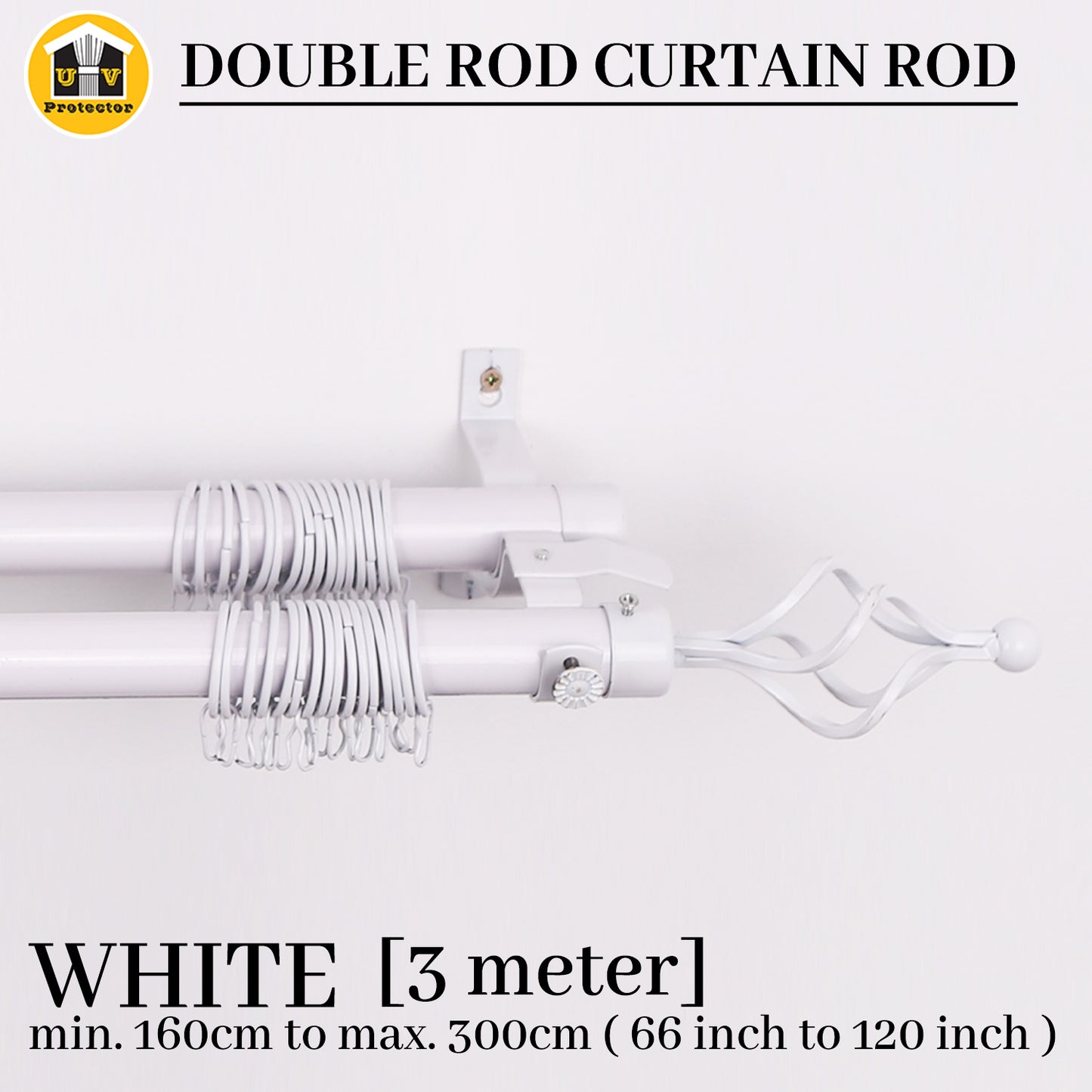 UVP Curtain Double Pole Curtain Rod