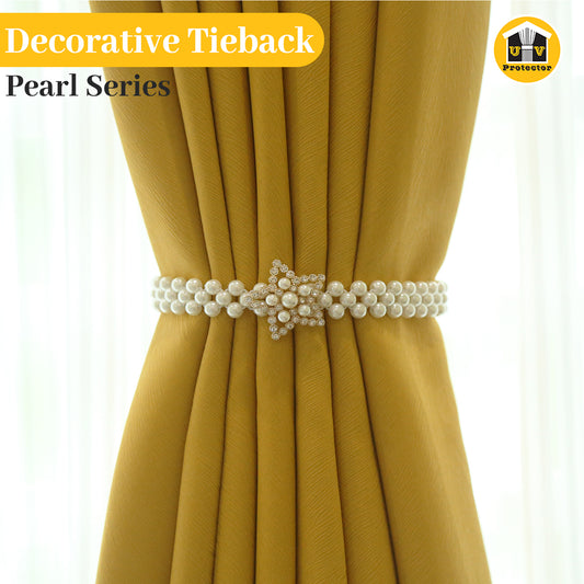 UVP Curtain Pearl Decorative Curtain TieBack (1 PC)